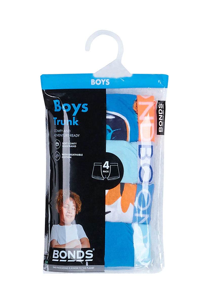 Bonds Boys Trunk 4 Pack - Kings Of The Jungle - Image 3