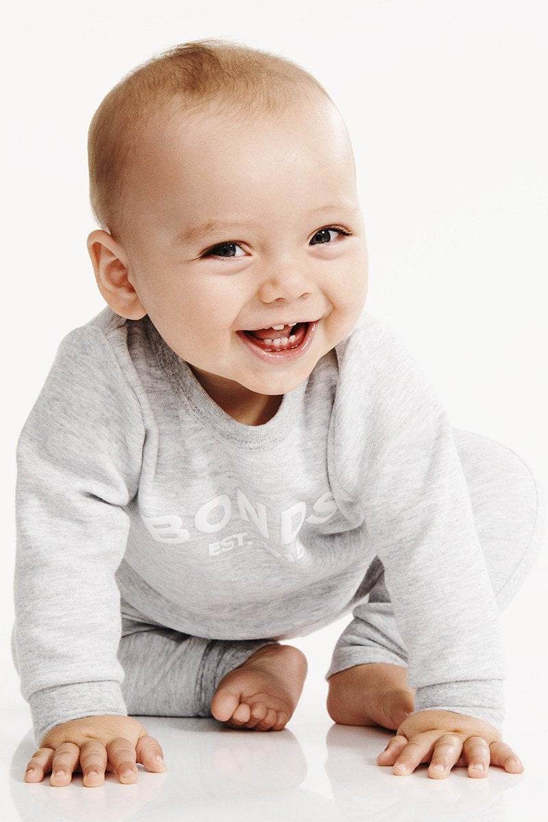 Bonds Tech Sweats Pullover - New Grey Marle - Image 3