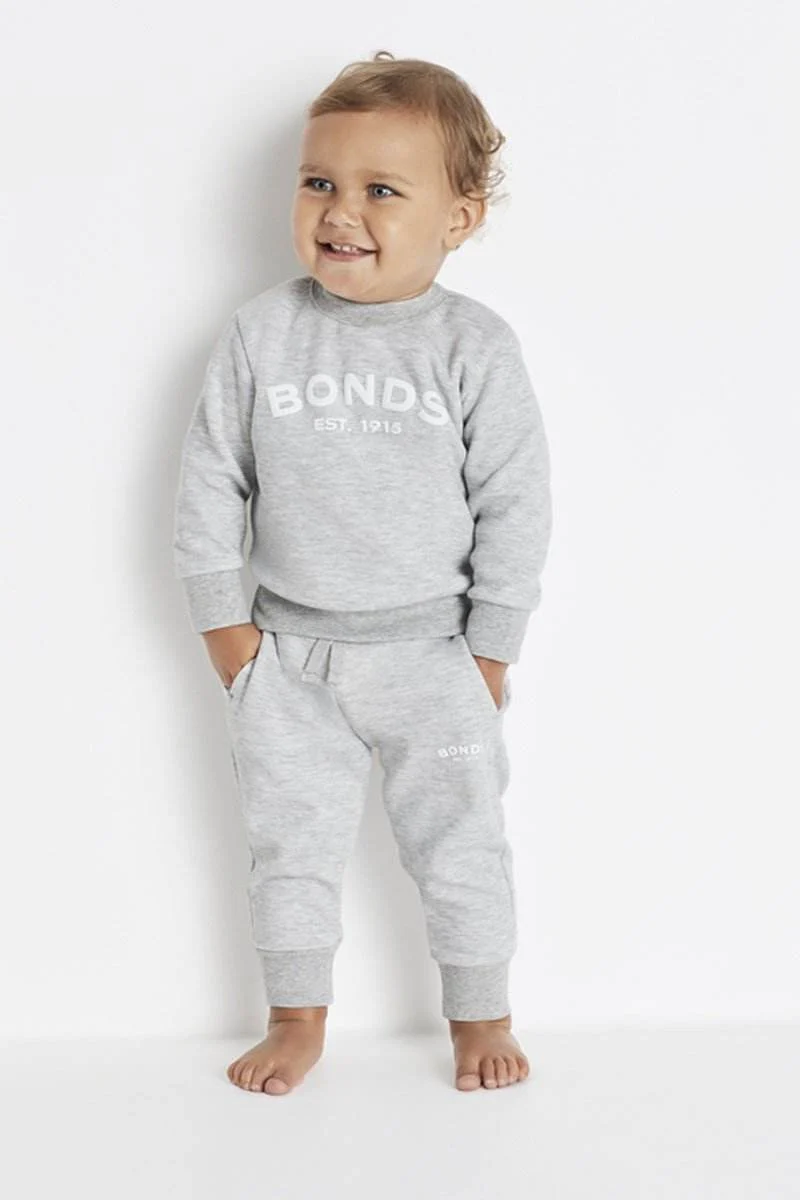 Bonds Tech Sweats Trackie - New Grey Marle - Image 3