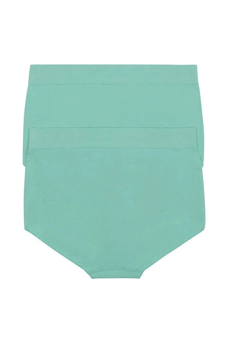 Bonds Womens Comfytails Side Seamfree Full Brief 2 Pack - Lagoonaluka - Image 3