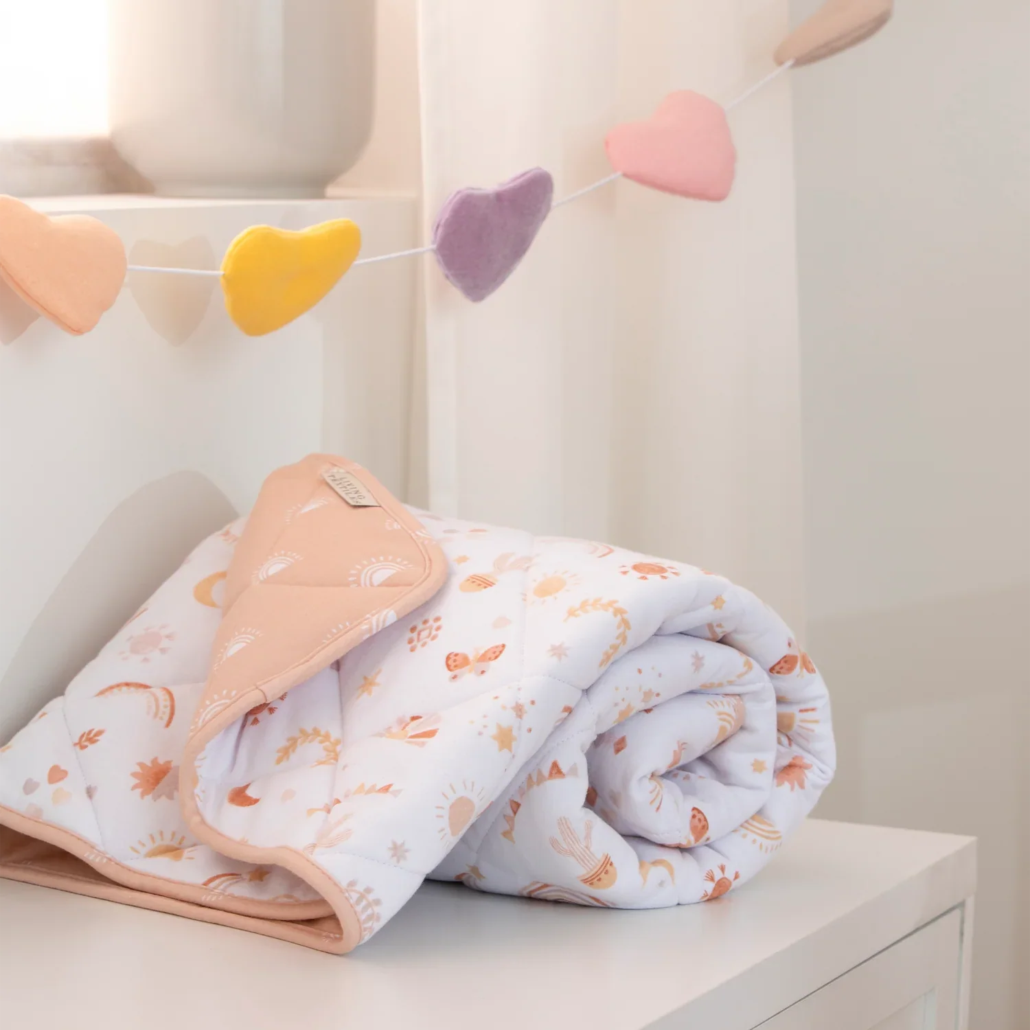 Living Textiles Bunting Decoration - Bohemian Bliss/Hearts - Image 3