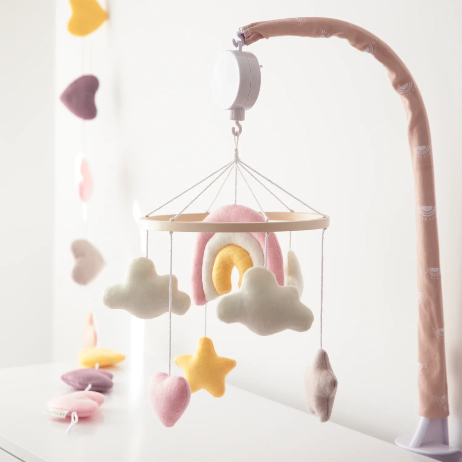 Living Textiles Bunting Decoration - Bohemian Bliss/Hearts - Image 4