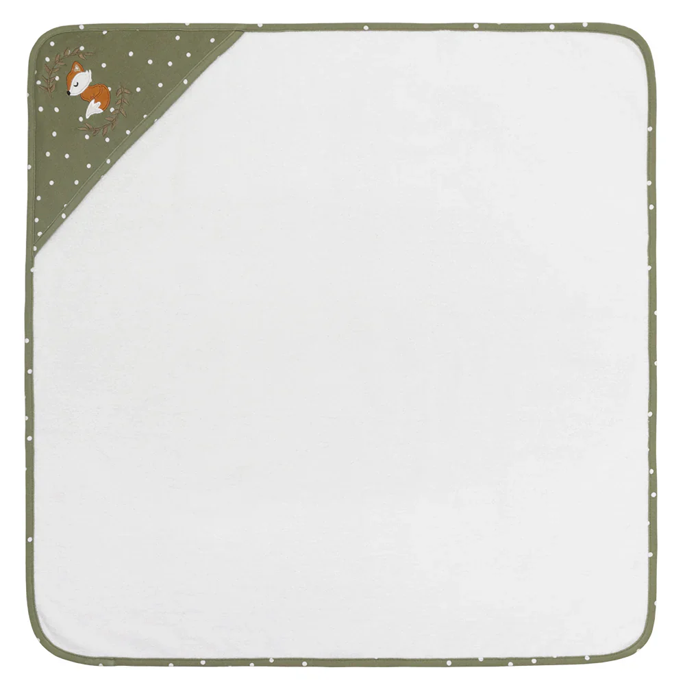 Living Textiles Jersey Hooded Towel - Forest Retreat - Image 3