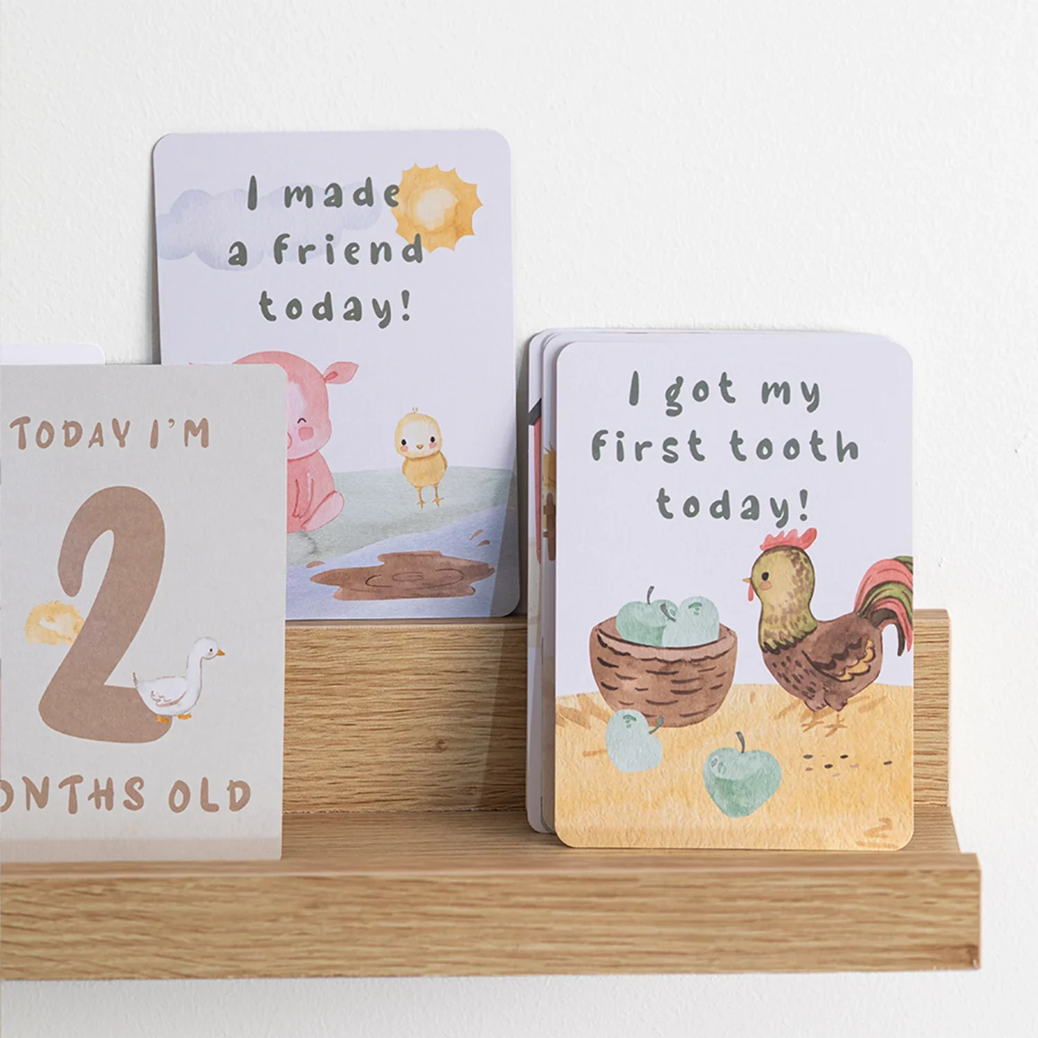 Living Textiles Milestone Cards - Tractor Ride - Image 4
