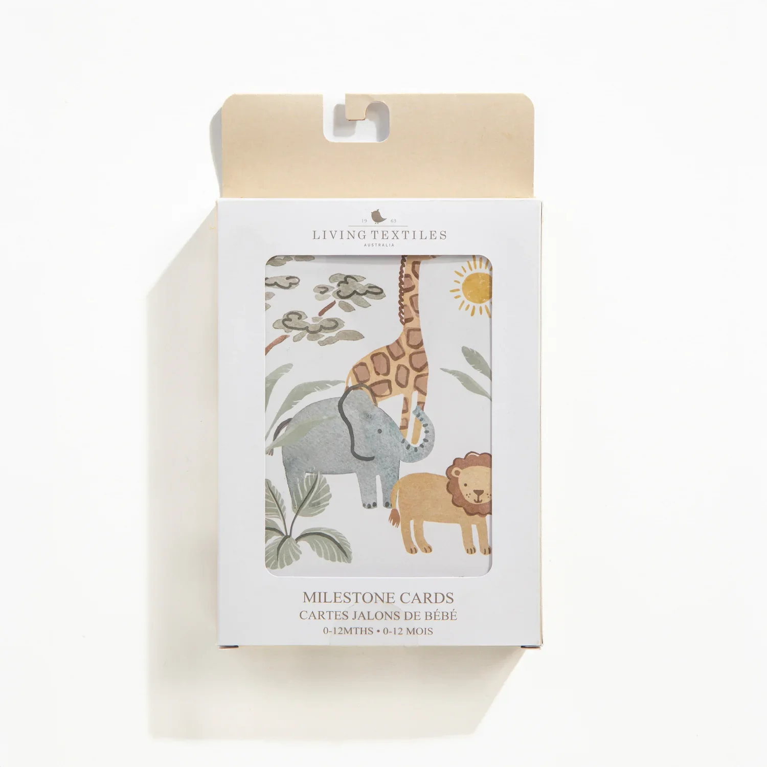 Living Textiles Milestone Cards - Wild Safari - Image 5