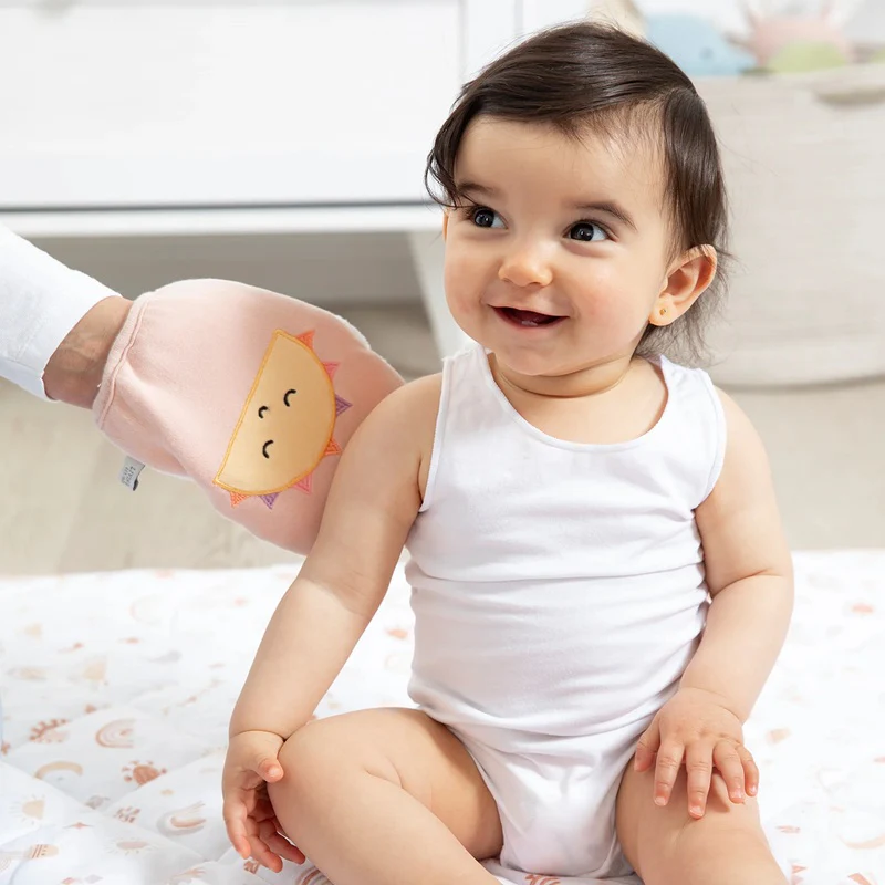 Living Textiles Organic Bath Mitt - Bohemian Bliss - Image 6