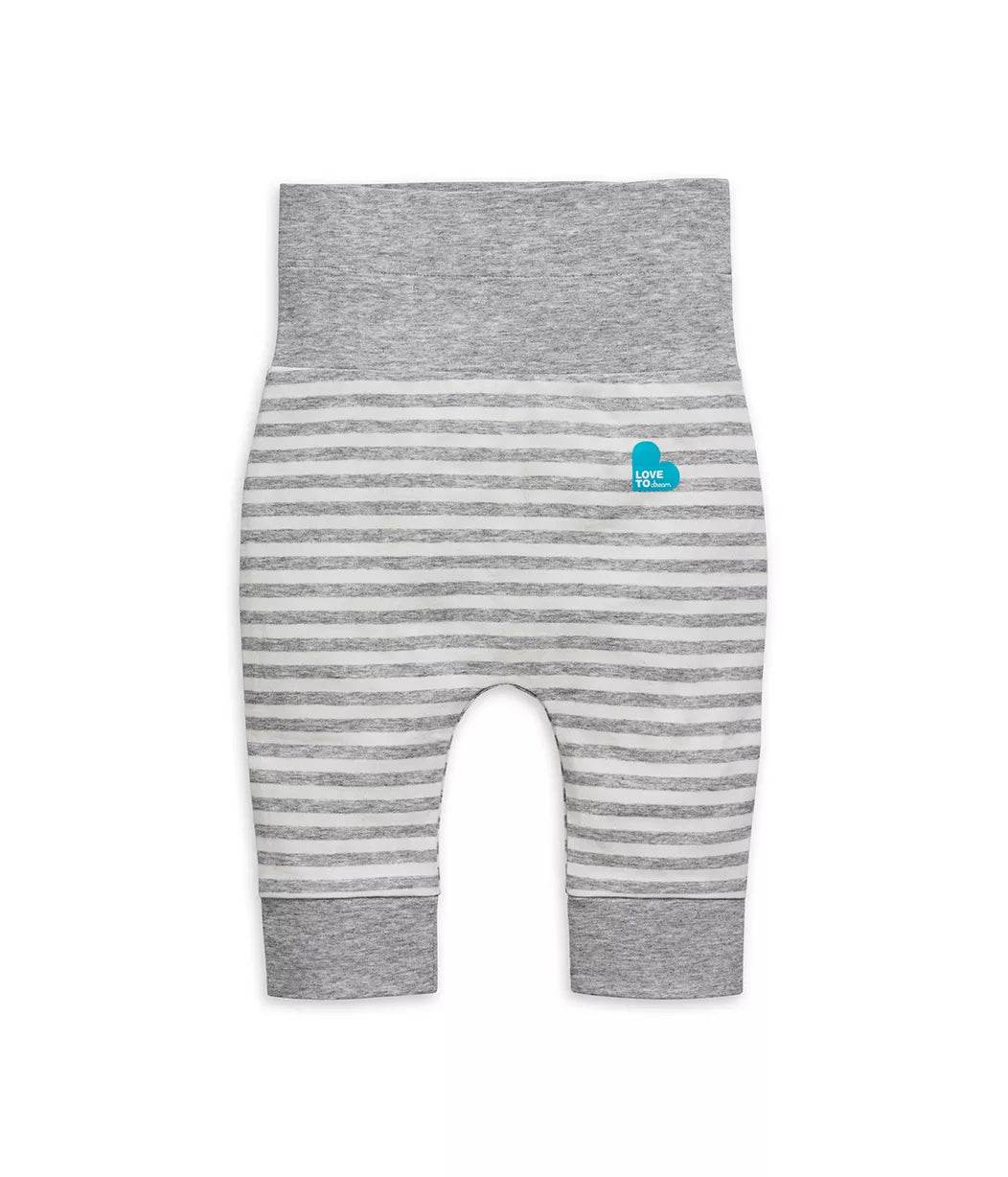 Love To Dream Cotton Leggings - Grey Stripe - Image 3
