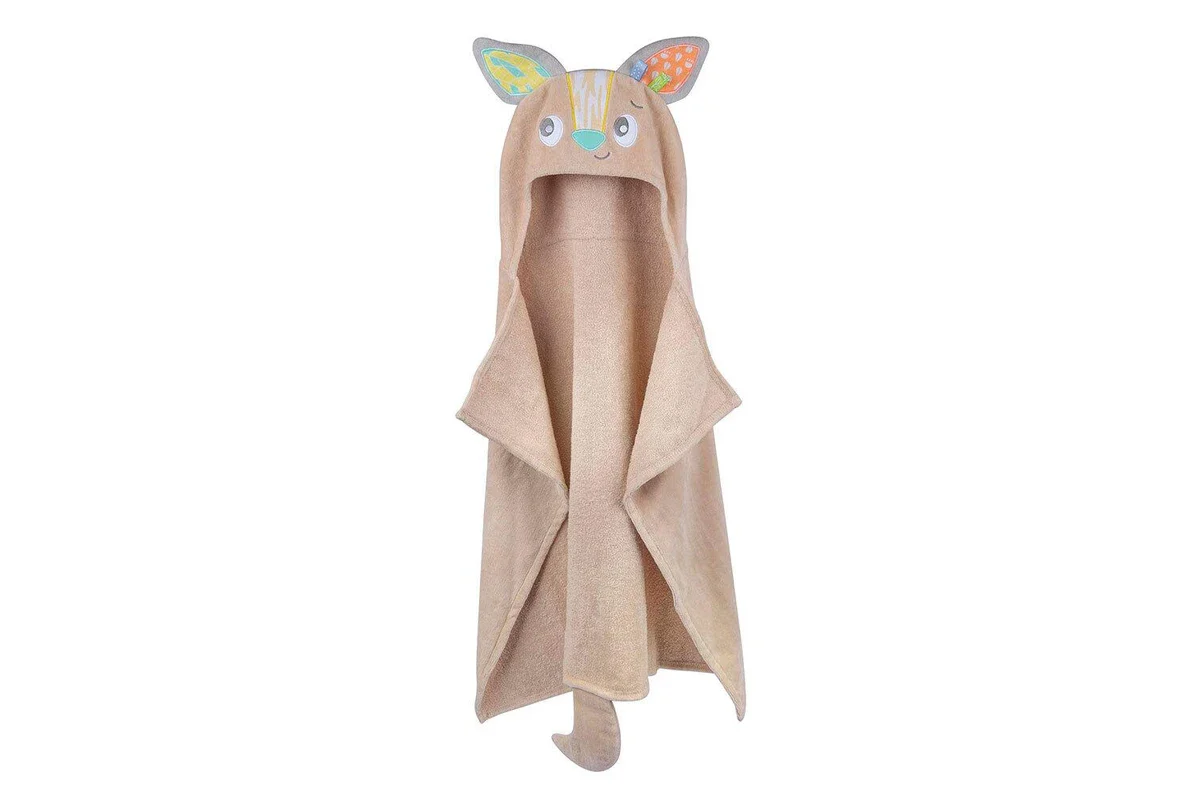 Playgro Fauna Friends Hooded Towel Kangaroo - Image 3