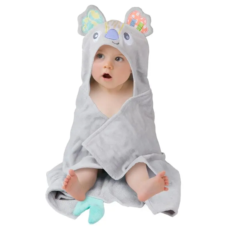 Playgro Fauna Friends Hooded Towel Koala - Image 4