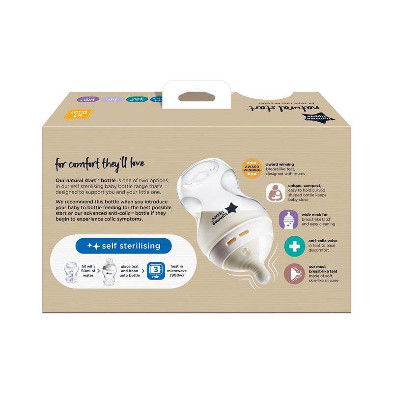Tommee Tippee Natural Start Baby Bottles 3 Pack 260ml - Image 4